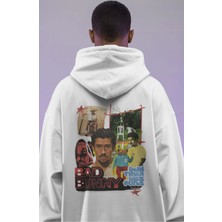 Sevbano Bad Bunny Rapper Şarkıcı Sırt Baskılı Unisex Oversize Premium Hoodie
