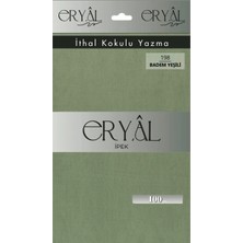 Eryal İpek Yazma Eryal Ipek Düz Renk Poşetli Oyalık Yazma 198 Badem Yeşili