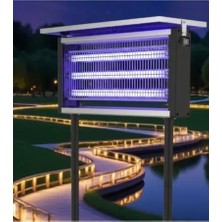 Byanes Solar Güneş Enerjili - Güneş Panelli 3 Ampullü Uv Sinek Öldürücü %100 Enerji Tasarrufu