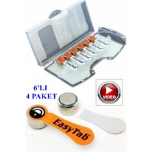 TAN EXPRESS No:13 Kulaklık Pili 6'lı : 4 Paket (Videolu)