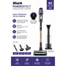 Shark Şarjlı Dikey Süpürge Powerdetect Clean&empty Pet Başlıklı 10 L Toz Haznesi ile Güçlü Emiş Dikey Süpürge