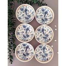 Yiğit Seramik Züccaciye Bluekitchen Model 6 Parça Kahvaltılık Kase/çerezlik