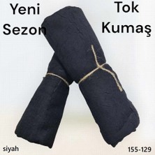 Soft İpek Soft Ipek Bambu Pamuk Şal (Siyah) 155-129