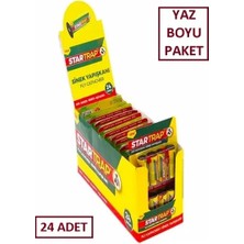 Byanes Yapışkanlı Sinek Bandı 4'lü, Zehirsiz Yapışkanlı Sineklik, 1 Koli (24 Adet) ‘’ Yaz Boyu Paket ’’