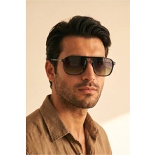 Chocolate Eyewear Uv 400 Korumalı Polarize Kahverengi Erkek Pilot Güneş Gözlüğü