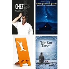 A7 Kitap Chef - Rafet Ince + Kuzey Işıklarının Şarkısı + Telefon Tutucu + Bir Kar Tanesi