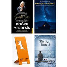Destek Yayınları Kaybolduysan Doğru Yerdesin - Saadet Şen + Kuzey Işıklarının Şarkısı + Telefon Tutucu + Bir Kar Tanesi