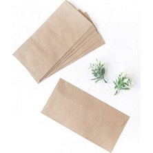 AyrStore Bimotif Kraft Zarf, 11X22 cm 5 Adet