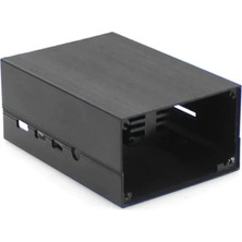 Raspberry Pi 4b Alüminyum Soğutma Kasa — Dahili Fanlı, Siyah
