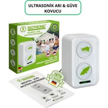 Byanes Mobil Ultrasonik Arı & Güve Kovucu – Pilli, 50 M² Alan (Ilk Piller Dahil)