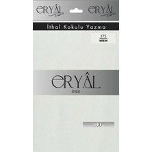 Eryal İpek Yazma Eryal Ipek Düz Renk Poşetli Oyalık Yazma 375 Krem