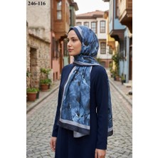 Sharell Soft Pamuk Şal (Lacivert Serisi) 246-116