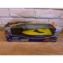 Magicway Rc Racing Boat Uzaktan Kumandalı Çift Kapaklı Profesyonel Yarış Teknesi  (Neon-Mor)
