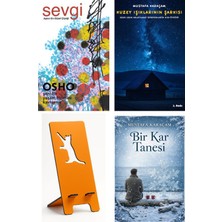 Ganj Kitap Sevgi - Aşkın En Güzel Çiçeği - Osho + Kuzey Işıklarının Şarkısı + Telefon Tutucu + Bir Kar Tanesi