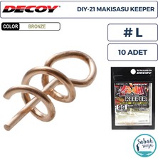 Decoy Dıy-21 Makisasu Keeper Silikon Tutucu Yay #l (10 Adet)