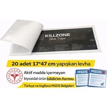 Byanes Sinek Tutucu Yapışkan Bant Levha 17×47 cm (20 Adet)