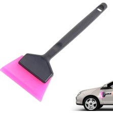 Hace Bazaar Mini Saplı Silikon Çekçek Ragle Cam Filmi Çekme Uygulama Aparatı 6X16CM Siyah Pembe