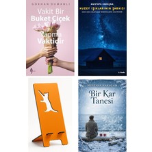 A7 Kitap Vakit Bir Buket Çiçek Yapma Vaktidir - Gökhan Dumanlı + Kuzey Işıklarının Şarkısı + Telefon Tutucu + Bir Kar Tanesi