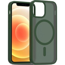MiraLive Joko Apple Iphone 11 Jota Magsafe Kapak - Koyu Yeşil