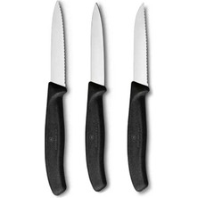 Victorinox Vct-Siyah 3'lü Kuçuk Soyma Bıçak Set