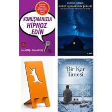 Az Kitap Konuşmanızla Hipnoz Edin - Özlem Aktaş + Kuzey Işıklarının Şarkısı + Telefon Tutucu + Bir Kar Tanesi