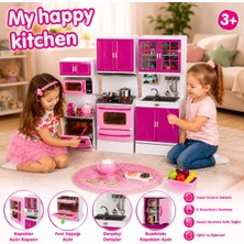 Mery Toys My Happy Kitchen Modern Oyuncak Mutfak Seti Açılır Kapaklı Mini Mutfak