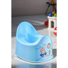 AyrStore Kaktüskedi Pøtte Oturaklı Lazımlık Mavi 716657