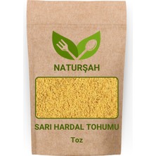 Naturşah Sarı Hardal Tohumu Toz - Öğütülmüş 250 gr / Sinapis Alba