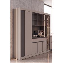 Avm 24 Nero Multi Kahve Köşesi 235 cm 2833 Gri-Karbon Gri