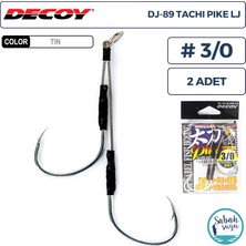 Decoy Dj-89 Tachi Pike Lj Çiftli Jig Asist Iğnesi #3/0 (2 Adet)