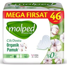 Molped Pure & Soft Mega Normal Hijyenik Ped 46'lı
