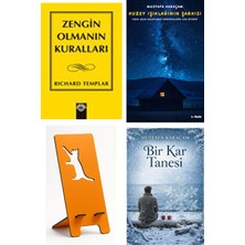 Optimist Zengin Olmanın Kuralları - Richard Templar + Kuzey Işıklarının Şarkısı + Telefon Tutucu + Bir Kar Tanesi