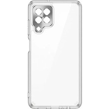 Camkapak Aksesuar Samsung Galaxy M32 Şeffaf Silikon Kılıf Modeli