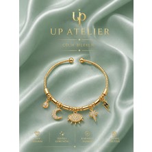 Up Atelier Zirkon Taşlı Modern Tasarım Bileklik