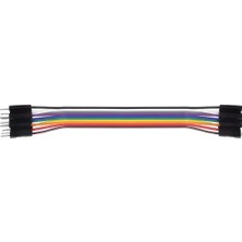 Raspberry Pi Dupont Jumper Kablo 10 Pin Erkek-Dişi 30 cm — 10'lu Set