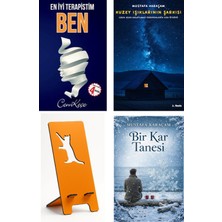 Pusula Yayınevi En Iyi Terapistim Ben - A. Cem Keçe + Kuzey Işıklarının Şarkısı + Telefon Tutucu + Bir Kar Tanesi