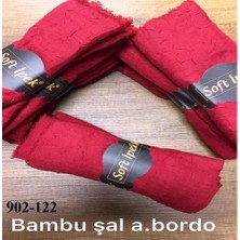 Soft İpek Soft Ipek Bambu Pamuk Şal (A. Bordo) 902-122