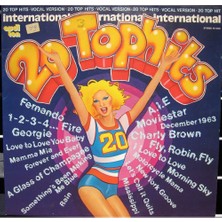 20 Top Hits International – Vocal Version 33'lük Lp Plak | Nostaljik Pop Hitleri | Koleksiyonluk Vinil