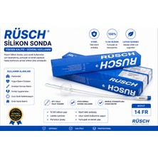 Rüsch Silikon Foley Sonda Steril Çift Yollu Idrar Kateteri 14 Fr 1 Adet