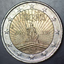 Banknoting Irlanda 2 Euro 2016 Hatıra-Paskalya Ayaklanması 100. Yıl.