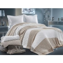 Doux Home Collection Doux Home Ağaç Rekli Desen Triko Yatak Örtüsü 220 x 240