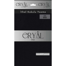Eryal İpek Yazma Eryal Ipek Düz Renk Poşetli Oyalık Yazma 999 Siyah