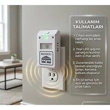Byanes Elektronik Fare ve Haşere Kovucu - Tak Çalıştır Ultrasonik Böcek Uzaklaştırıcı