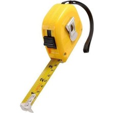 AyrStore Hengshida Şerit Metre Paslanmaz 5m x 33 Ft Otomatik Tuşlu Ölçüm Metresi 1410
