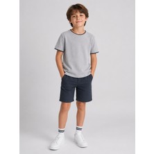 Ugly Duck 06-16 Yaş Erkek Çocuk Gri Örme Triko T-Shirt - Gri