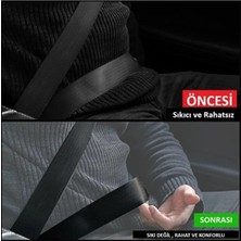 AyrStore Tüm Araçlara Uyumlu Emniyet Kemer Tutucu Kayma Onleyıcı Stoper-Toka- Klips 2 Adet