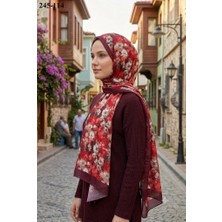 Sharell Soft Pamuk Şal (Bordo Serisi) 245-114
