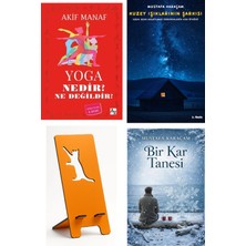 Az Kitap Yoga Nedir? Ne Değildir? - Akif Manaf + Kuzey Işıklarının Şarkısı + Telefon Tutucu + Bir Kar Tanesi