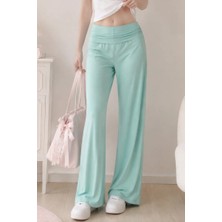 Turkuaz Subdued Yoga Pantolonu