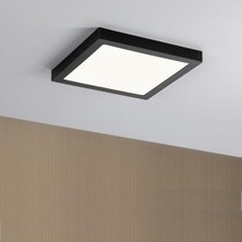 AyrStore Cata 18 W LED Panel - Beyaz Işık (6500K) - Siyah Kasa - Kare - Sıva Üstü - CT-5236B